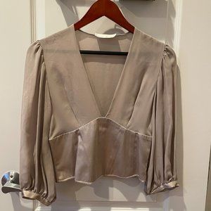 Silk Corset-style Blouse